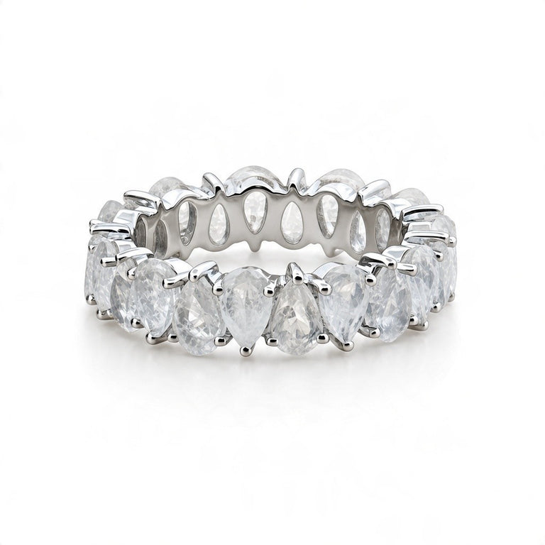 AYAT – Memory Ring mit 3 X 5 mm Mondsteinen