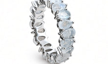 AYAT – Memory Ring mit 3 X 5 mm Mondsteinen