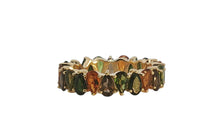 AYAT – Memory Ring mit 3 X 5 mm Rauchquarz und Turmalinen