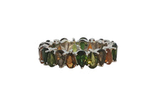 AYAT – Memory Ring mit 3 X 5 mm Rauchquarz und Turmalinen