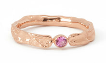 Ring KEENAN 5 mm mit  Rosaturmalin