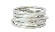 LOOPRING – Handgeflochtener Silberring | Matt | 12 mm