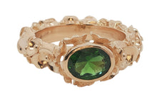 Ring FLOWERS Grüner Turmalin