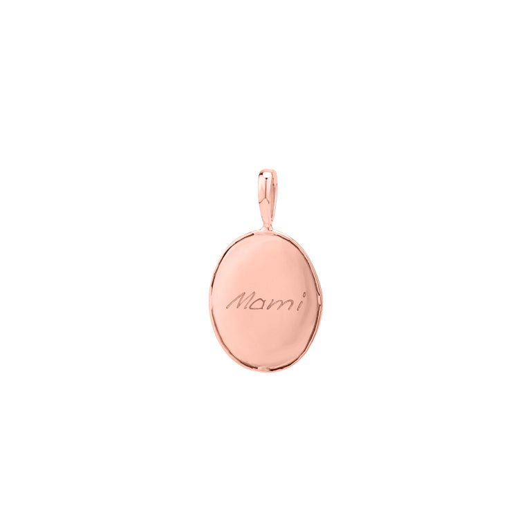 Anhänger FINGERPRINT oval 13X15 mm
