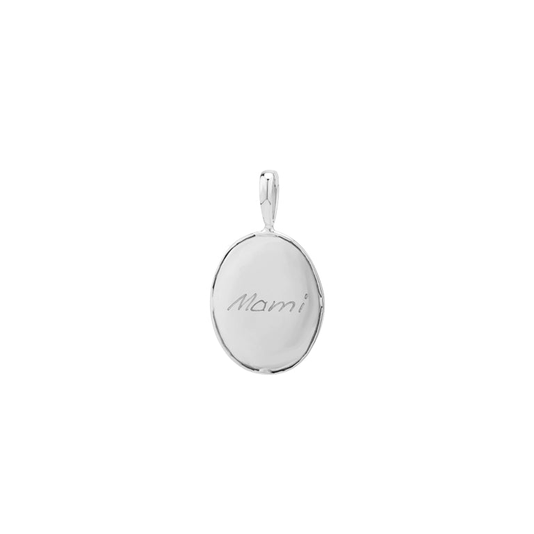 Anhänger FINGERPRINT oval 13X15 mm