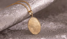 Anhänger FINGERPRINT oval 13X15 mm