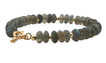 Edelsteinarmband mit Labradoriten