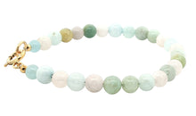 Edelsteinarmband mit Aquamarin