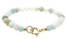 Edelsteinarmband mit Aquamarin