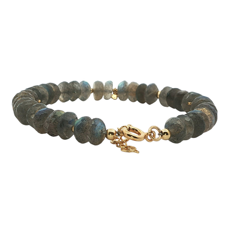 Edelsteinarmband mit Labradoriten