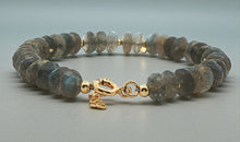 Edelsteinarmband mit Labradoriten