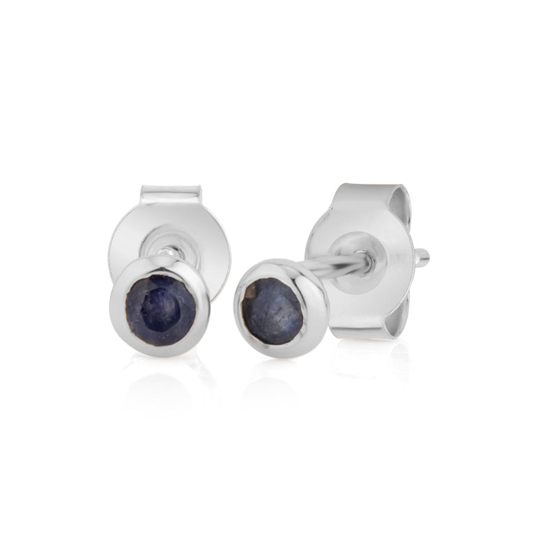 Ohrstecker ATHINA mit Saphir