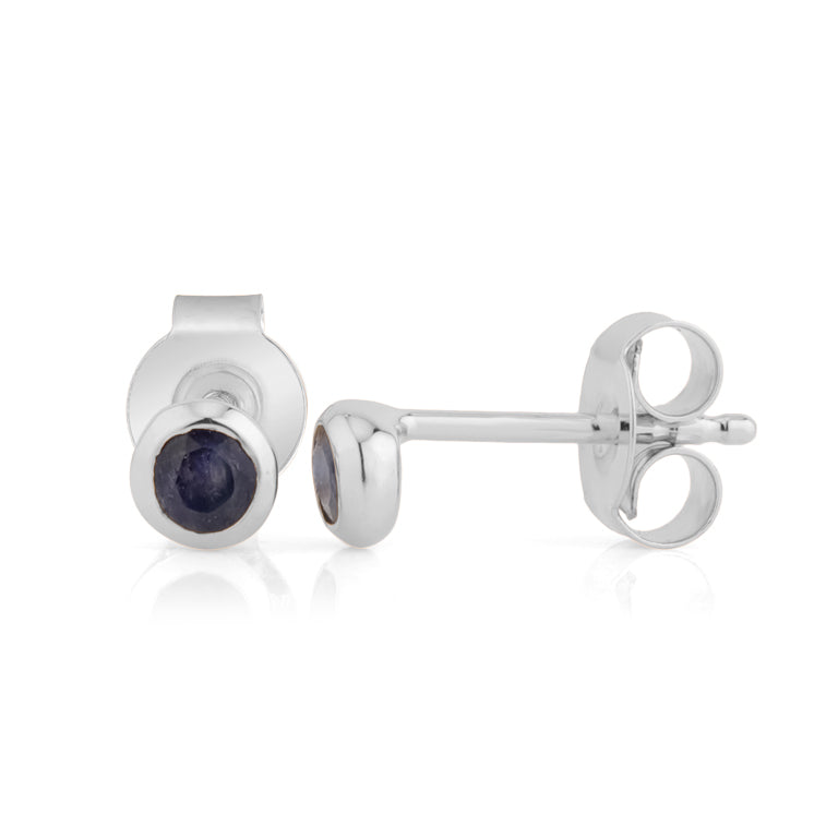 Ohrstecker ATHINA mit Saphir