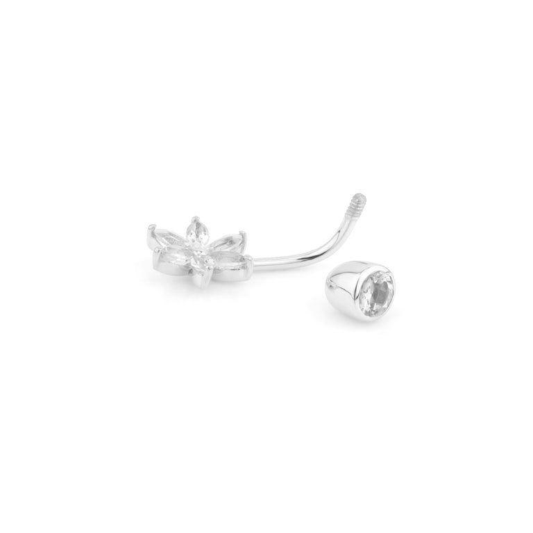 Bauch Piercing JUSTINA Topas