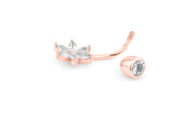 Bauch Piercing JUSTINA Topas