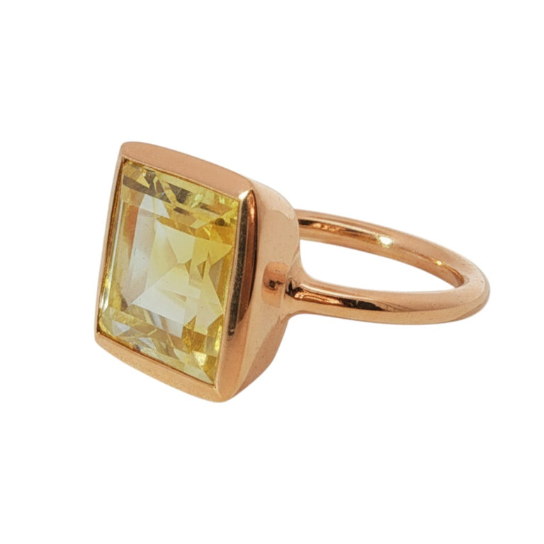 Ring ISAURA Citrin