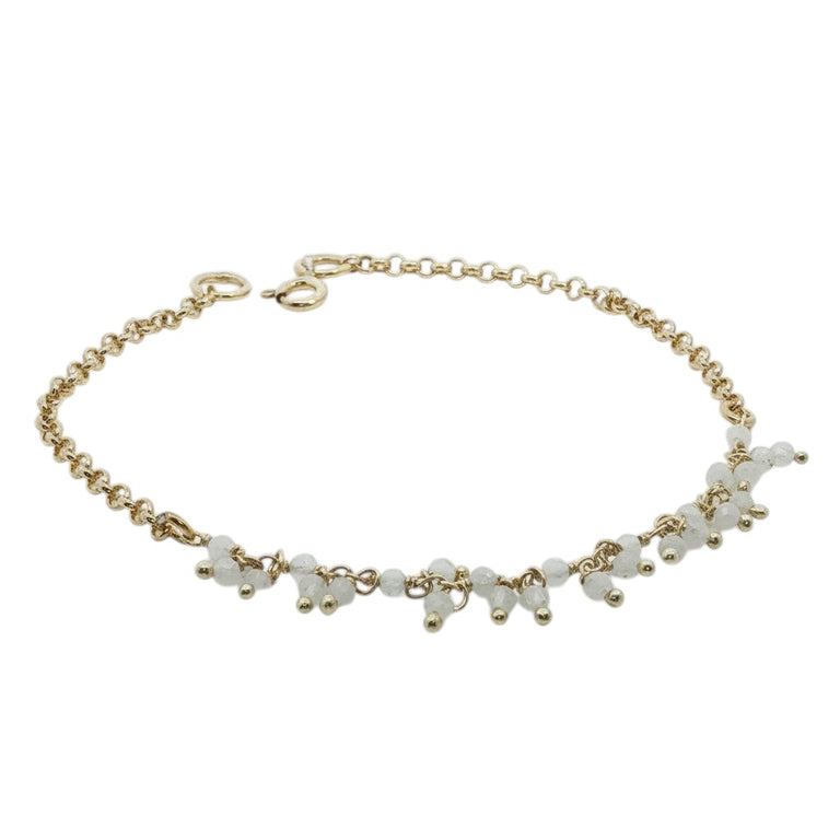 Armband mit Achat-Charms