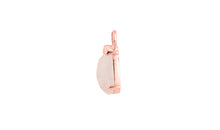 Charm LEONIE Rosenquarz 5X8mm