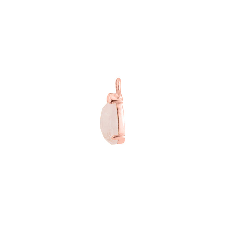 Charm LEONIE Rosenquarz 5X8mm