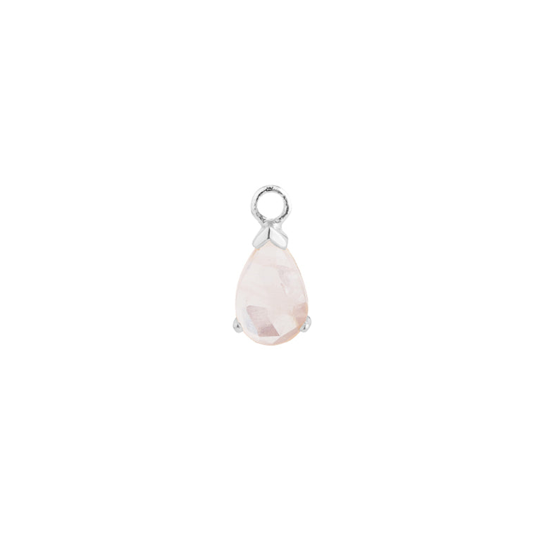 Charm LEONIE Rosenquarz 5X8mm