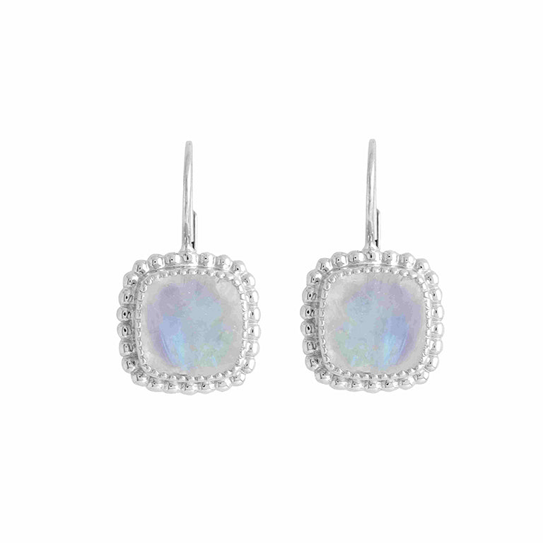 Ohrringe CHLOE mit Mondstein Silber