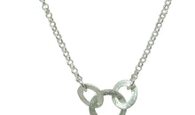 Silberkette mit Kreisen – Erbsenkette 42 cm | 925 Silber
