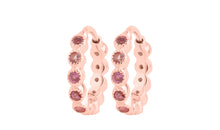 Creolen HARRIET Rosaturmalin 1.5X12X10mm