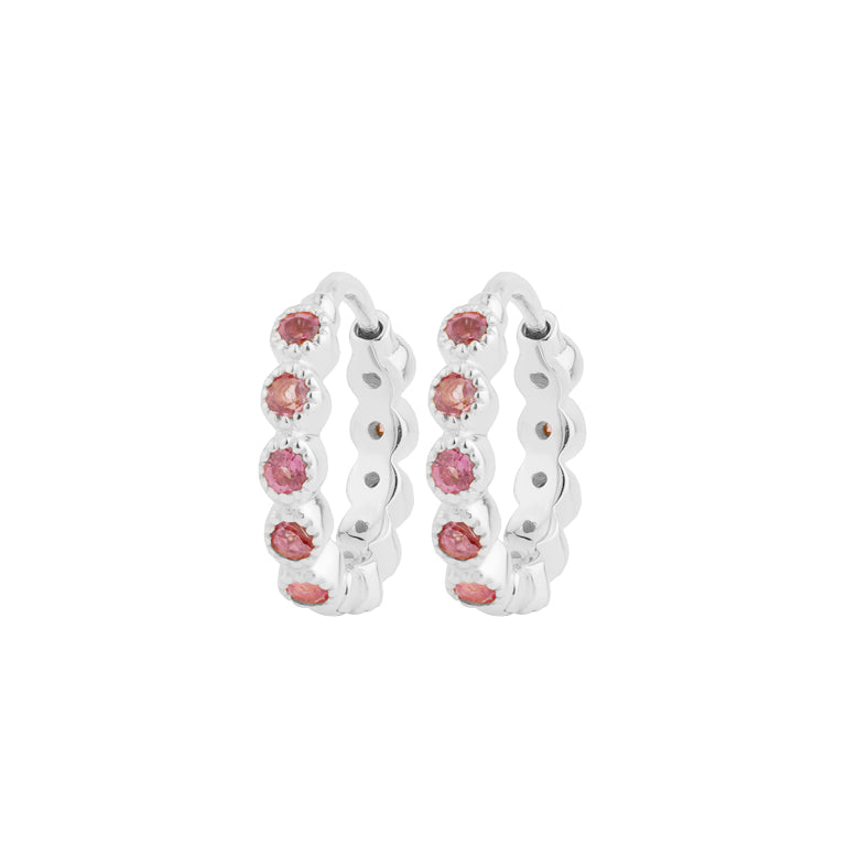 Creolen HARRIET Rosaturmalin 1.5X12X10mm