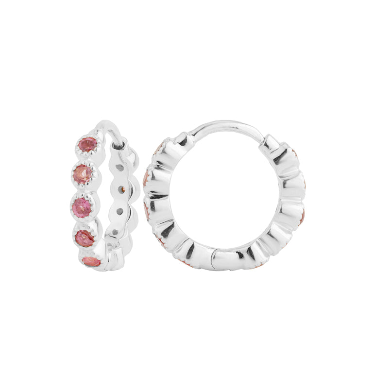 Creolen HARRIET Rosaturmalin 1.5X12X10mm