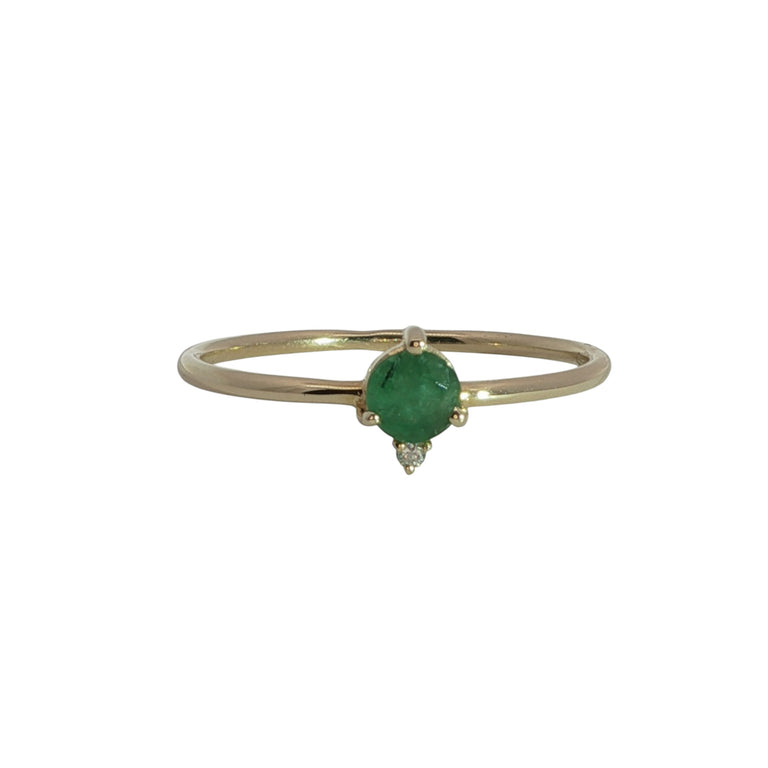 Ring Jahreszeiten SMARAGD 18k Gelbgold