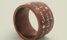 CARPE DIEM  Edelstahl Ring Grösse 56