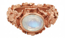 Ring FLORAL mit Mondstein