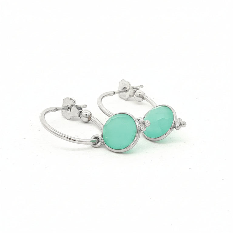 Halbcreole Lenny 15 mm mit Amazonite
