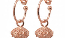 Halbcreole Lenny 15 mm mit Ornament Charm