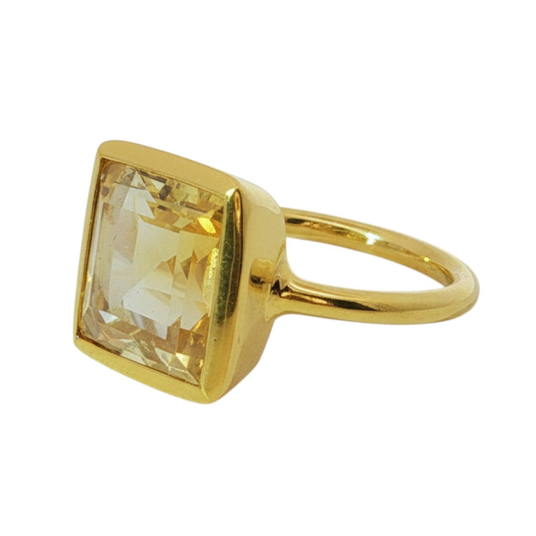 Ring ISAURA Citrin