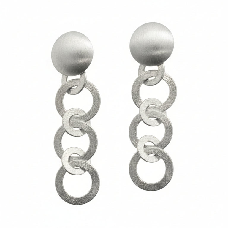 Ohrstecker Circle Chain