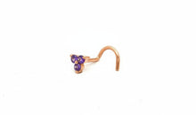 Nasen Piercing TRINITY Amethyst