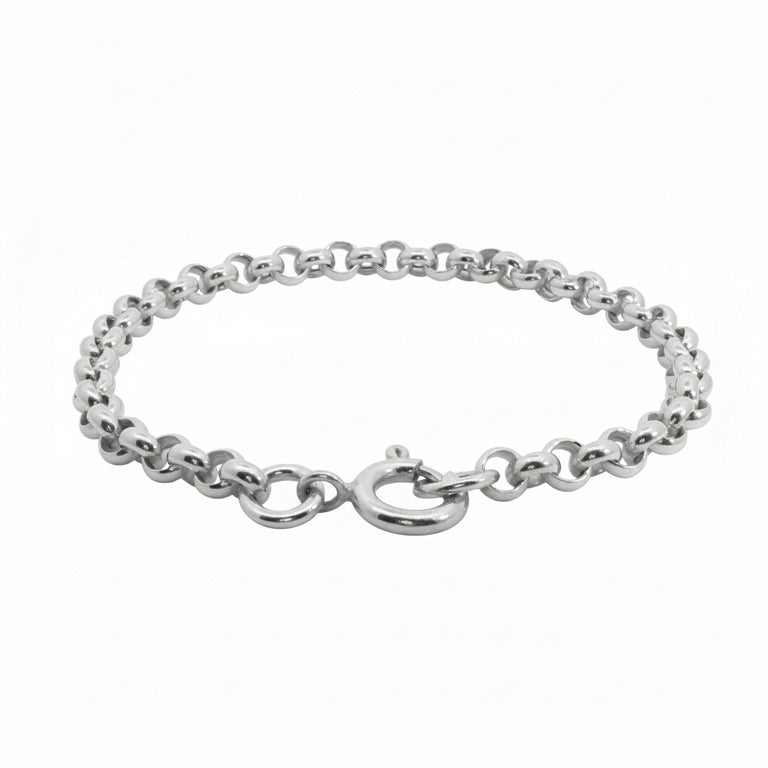 VALOREA Klassische 5 mm Rolo Armkette