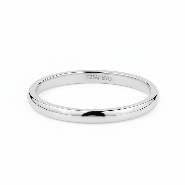 Ring COLIN 2 mm poliert