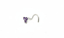 Nasen Piercing TRINITY Amethyst