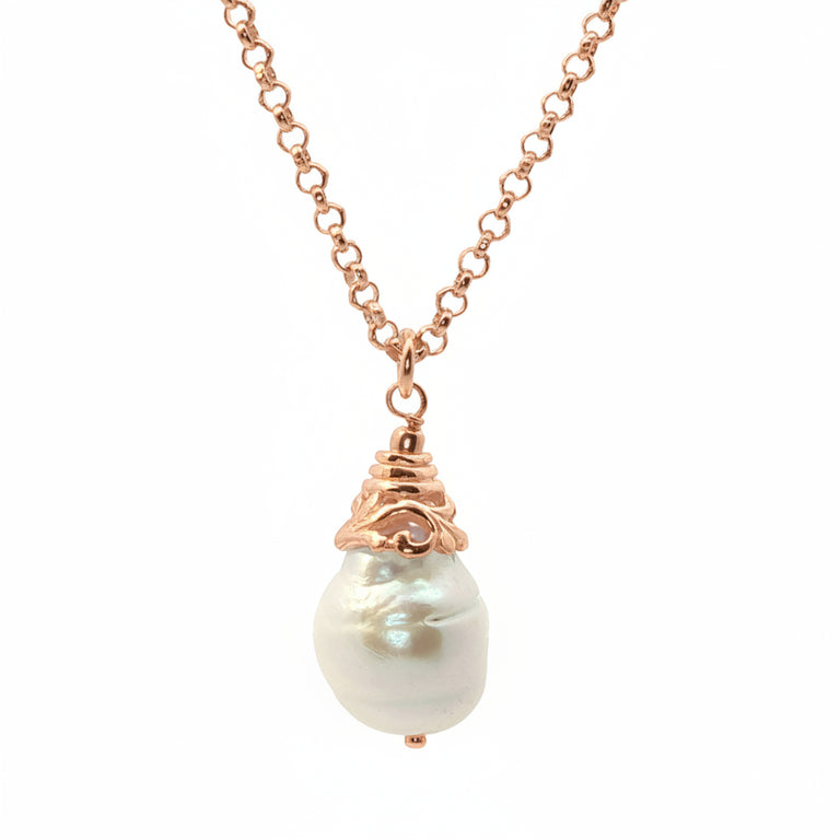 Silberkette mit Barockperle