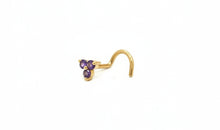 Nasen Piercing TRINITY Amethyst