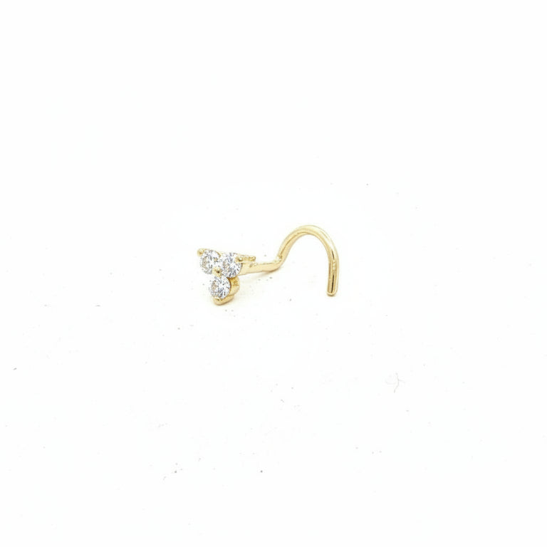 Nasen Piercing TRINITY Diamant