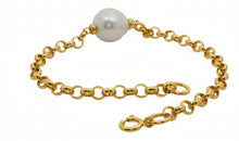 Silberarmband mit Barockperle 11–12 mm | Boho Armband 925 Silber