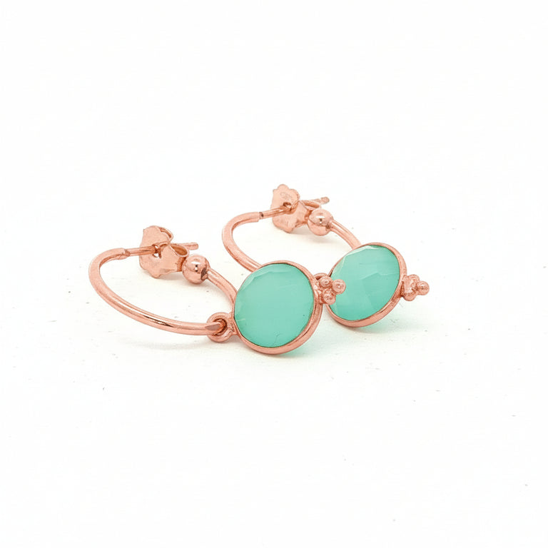 Halbcreole Lenny 15 mm mit Amazonite