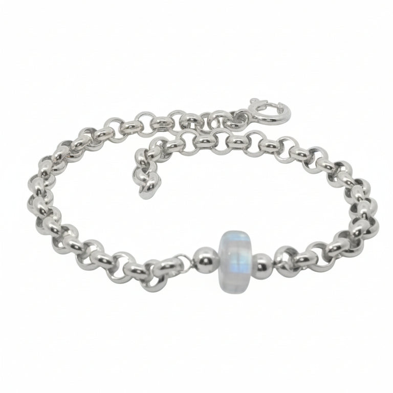 5 mm VALOREA Armband mit Mondstein