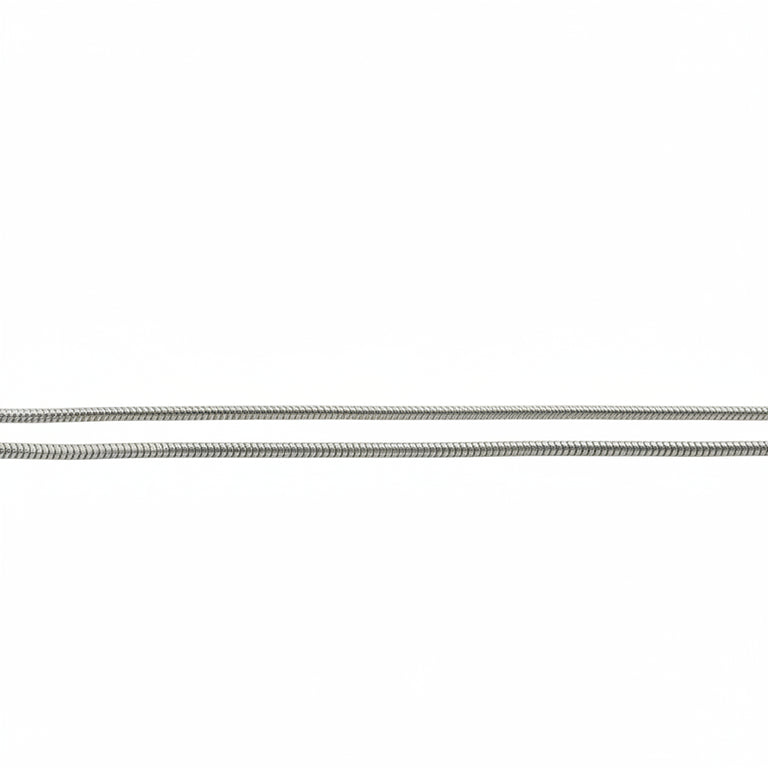 Schlangenkette 50 cm aus 925 Silber – Weiche Kette 1,8 mm | Vergoldet
