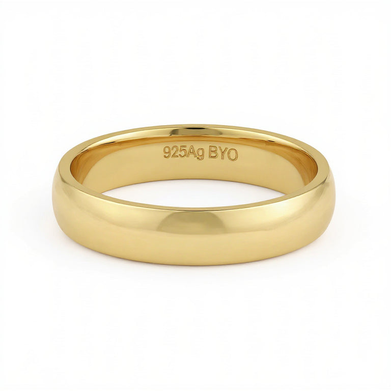 Ring COLIN 4 mm poliert