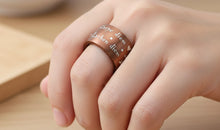 CARPE DIEM  Edelstahl Ring Grösse 56