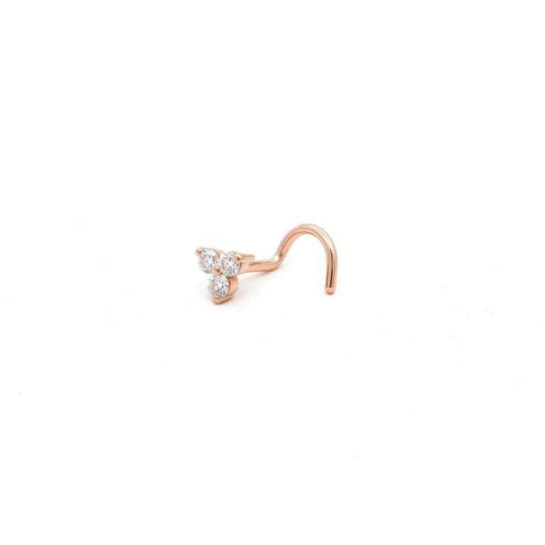 Nasen Piercing TRINITY Diamant